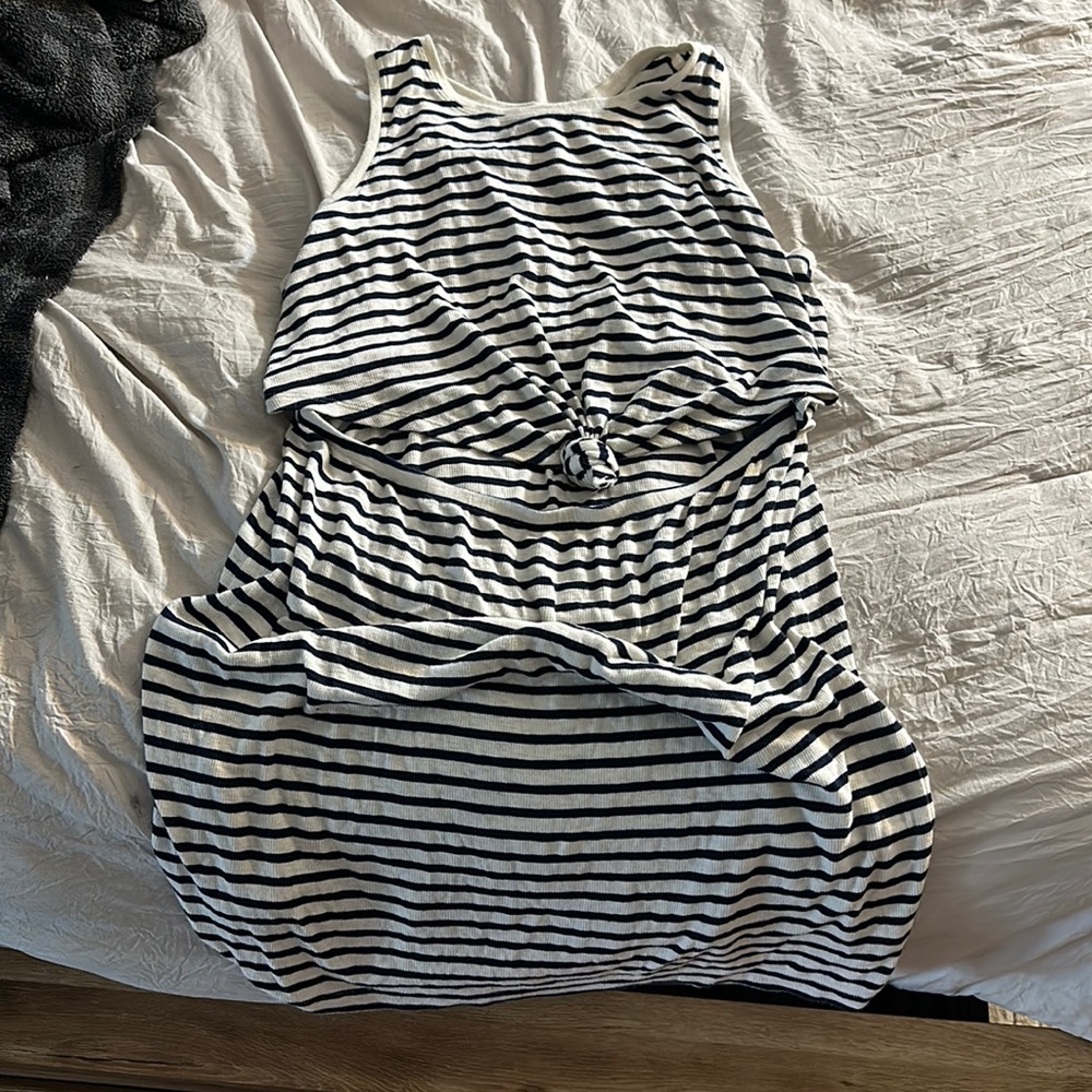 Aerie Tie Front Dress